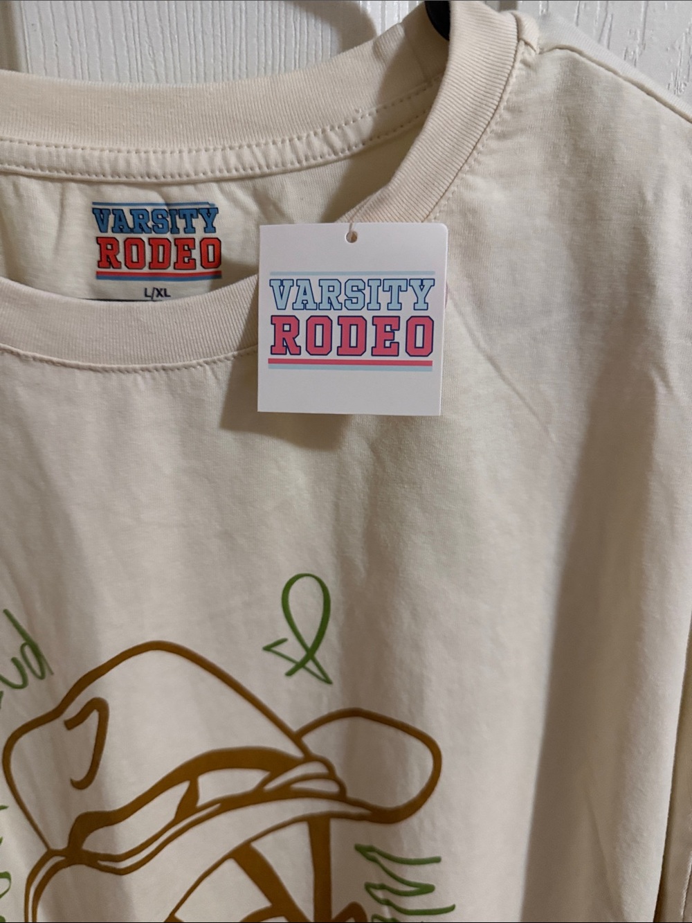 Sundazed Rodeo Cream Graphic Tee - Varsity - Picture 2 of 2